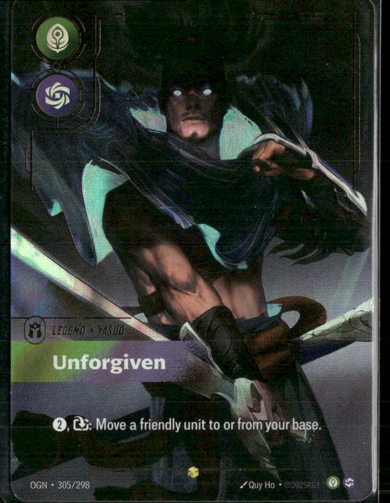 Unforgiven #305/298 Legendary - Riftbound Origins