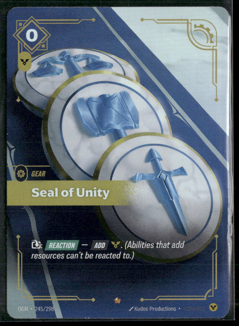 Seal of Unity #245/298 - Riftbound Origins