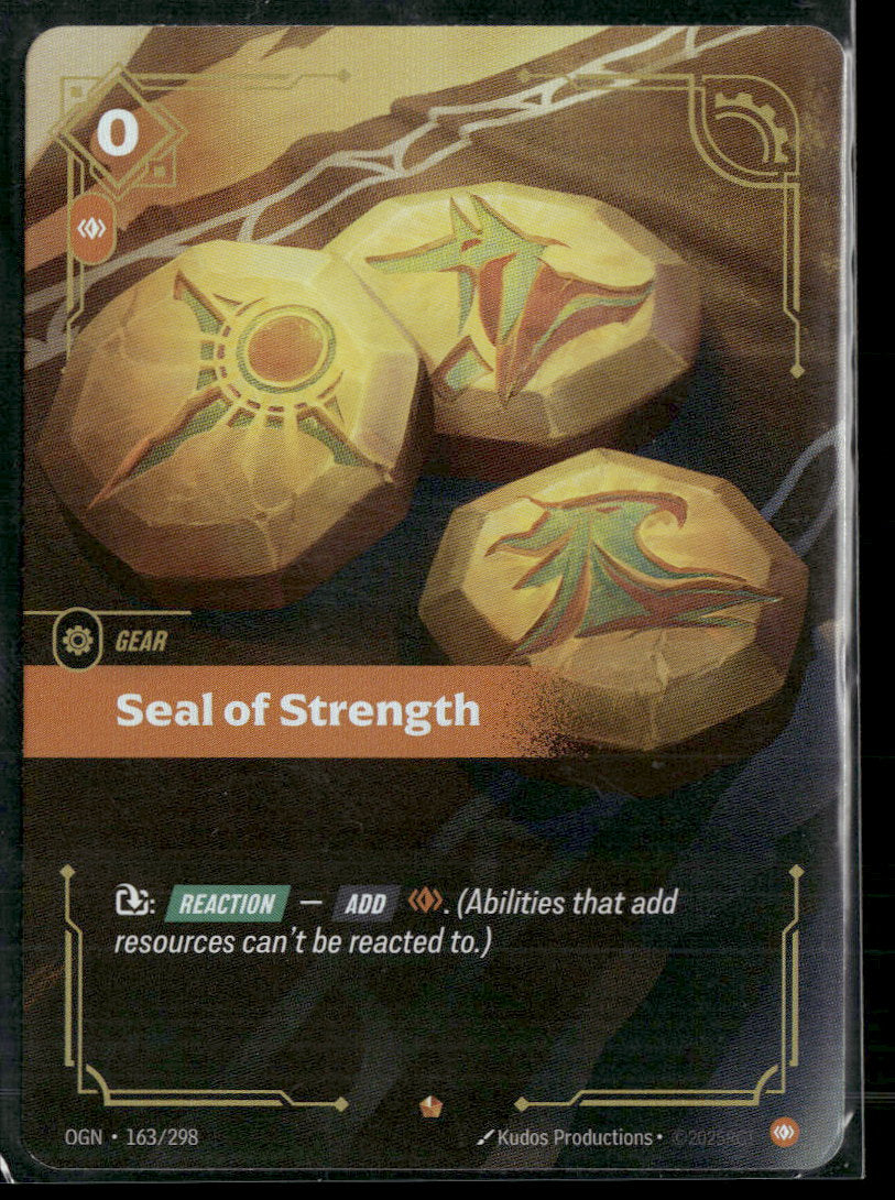 Seal of Strength #163/298 - Riftbound Origins