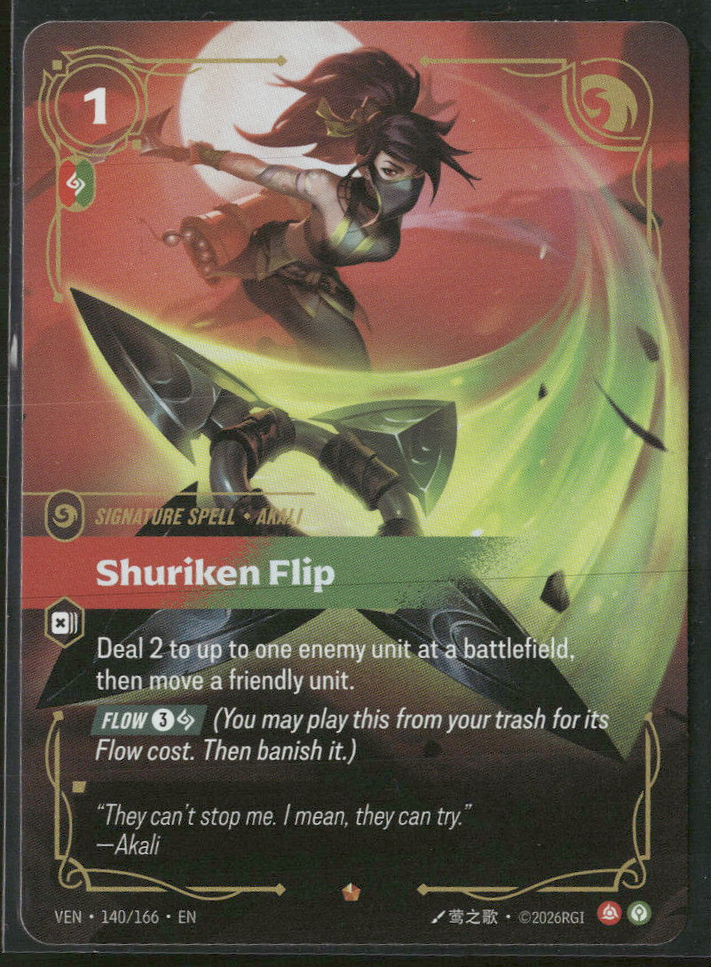 Shuriken Flip #140/166 - Riftbound