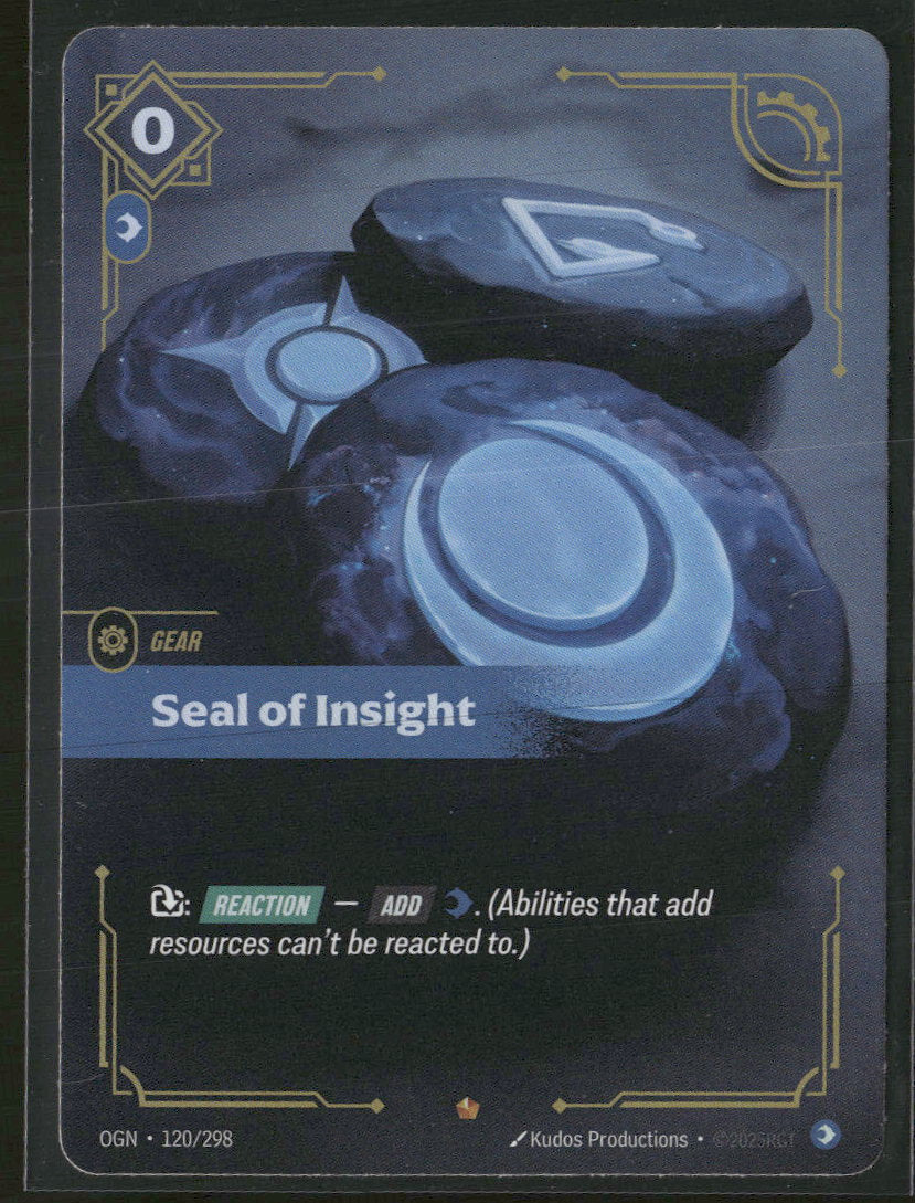 Seal of Insight #120/298 - Riftbound Origins