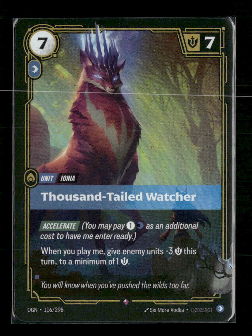 Thousand-Tailed Watcher #116/298 Rare - Riftbound Origins