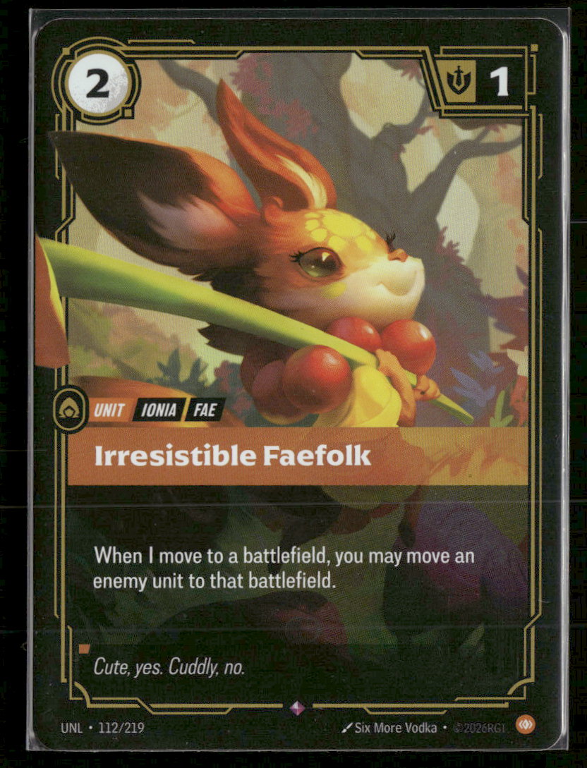 Irresistible Faefolk #112/219 - Riftbound