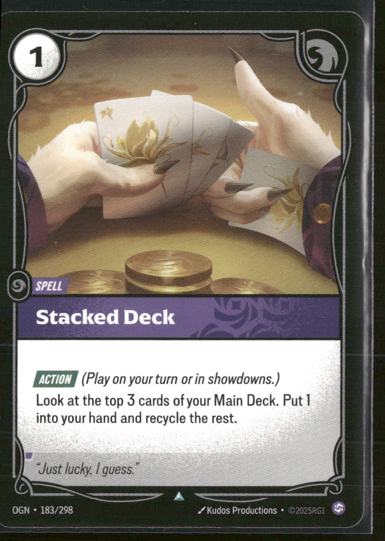 Stacked Deck #183/298 - Riftbound Origins