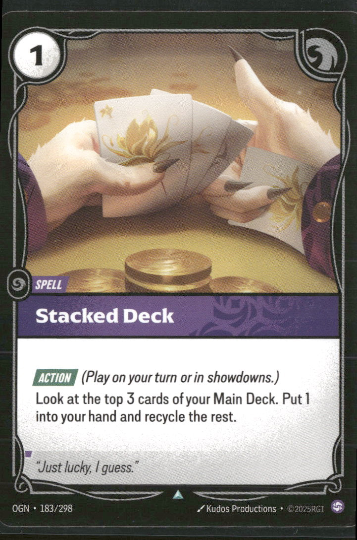 Stacked Deck #183/298 - Riftbound Origins