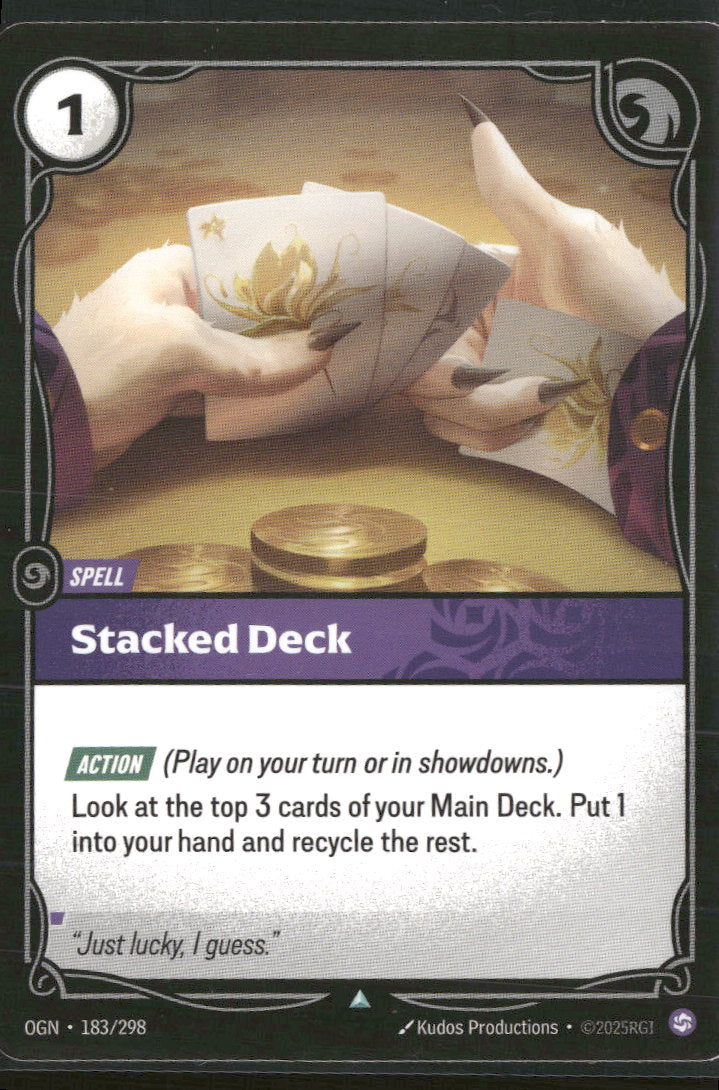 Stacked Deck #183/298 - Riftbound Origins