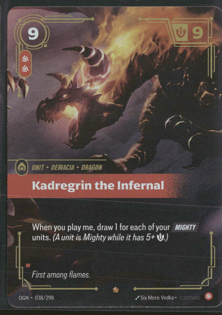 Kadregrin the Infernal #38/298 Epic - Riftbound Origins