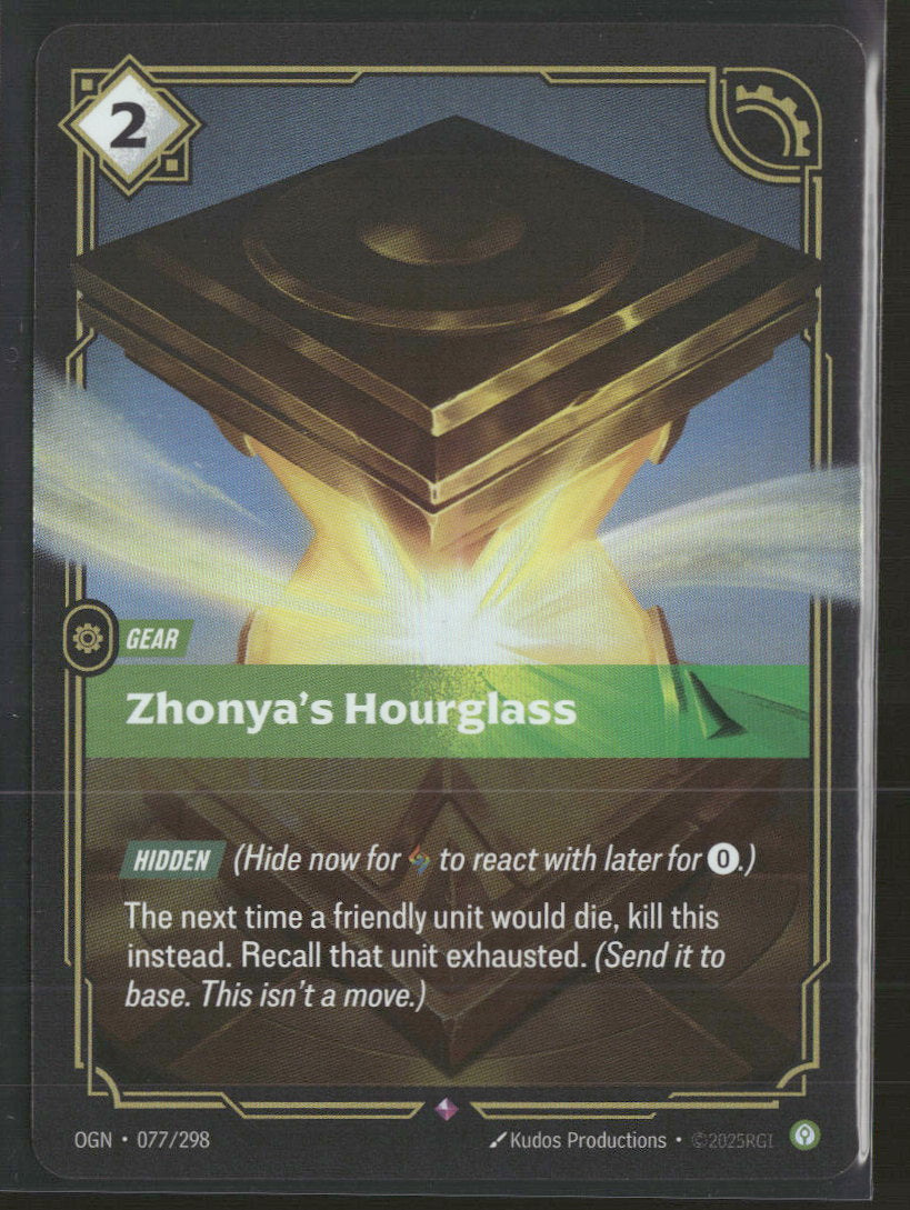 Zhonya's Hourglass #77/298 - Riftbound Origins
