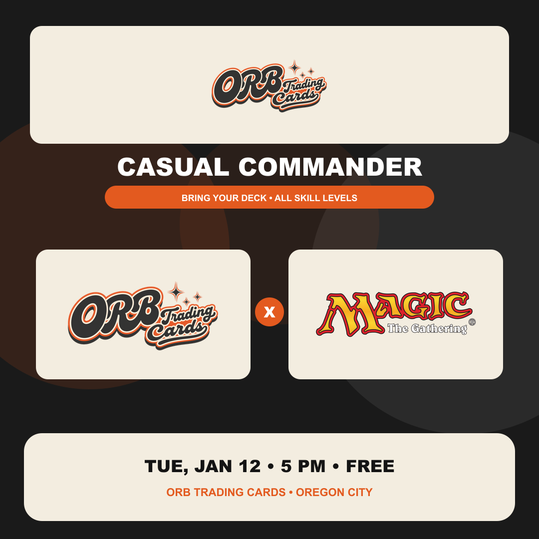 CASUAL COMMANDER at ORB Trading Cards
