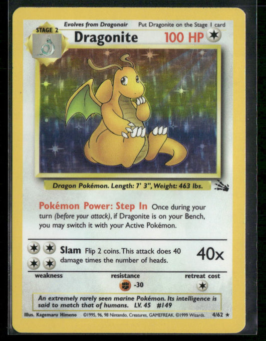 Dragonite (4) Fossil #04/62