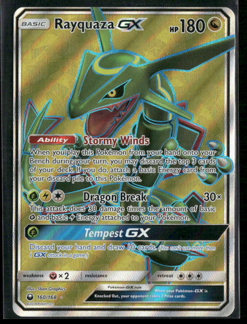 Rayquaza GX (Full Art) SM - Celestial Storm #160/168