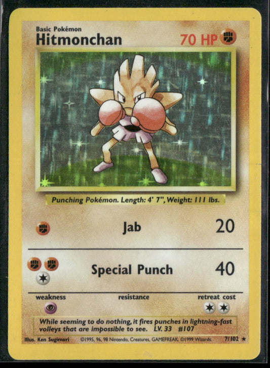 Hitmonchan Base Set #007/102