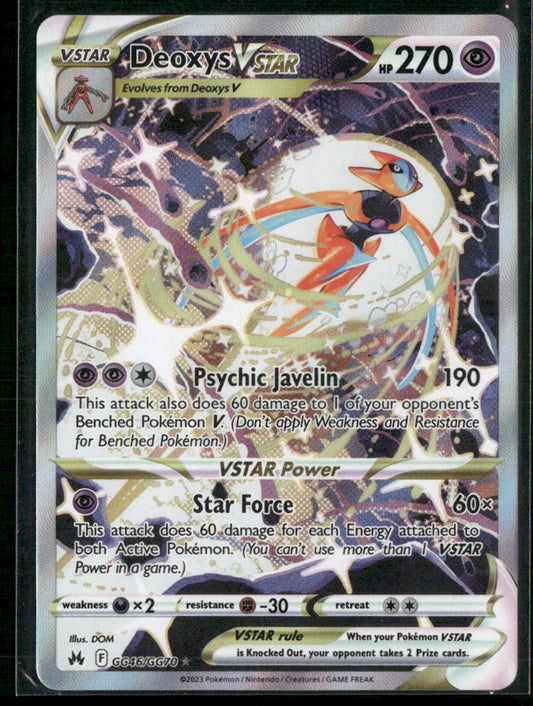 Deoxys VSTAR Crown Zenith: Galarian Gallery #GG46/GG70