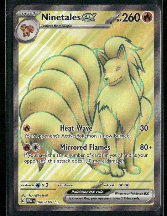 Ninetales ex SV: Scarlet & Violet 151 #186/165