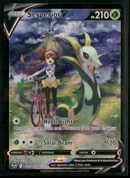 Serperior V SWSH12: Silver Tempest Trainer Gallery #TG13/TG30