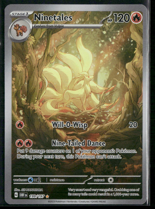 Ninetales -199/197 SV03: Obsidian Flames #199/197