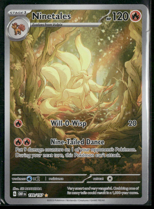 Ninetales -199/197 SV03: Obsidian Flames #199/197