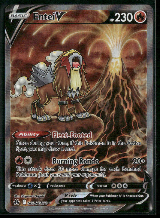 Entei V Crown Zenith: Galarian Gallery #GG36/GG70