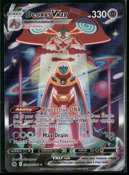Deoxys VMAX Crown Zenith: Galarian Gallery #GG45/GG70