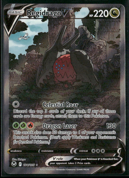 Regidrago V (Alternate Full Art) SWSH12: Silver Tempest #184/195