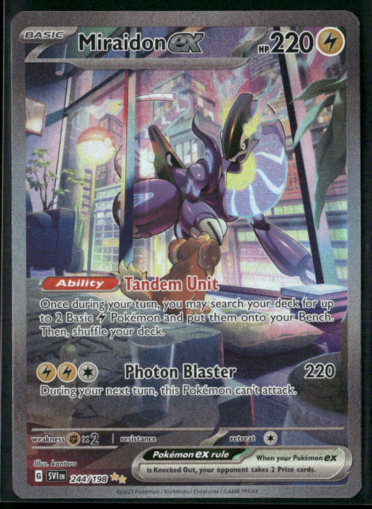 Miraidon ex SV01: Scarlet & Violet Base Set #244/198