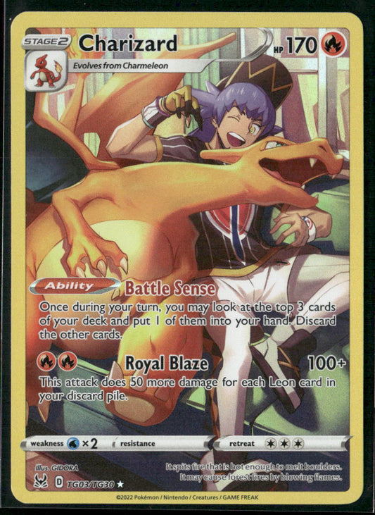 Charizard SWSH11: Lost Origin Trainer Gallery #TG03/TG30
