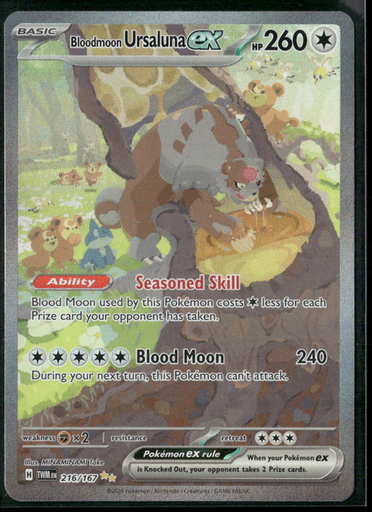 Bloodmoon Ursaluna ex SV06: Twilight Masquerade #216/167