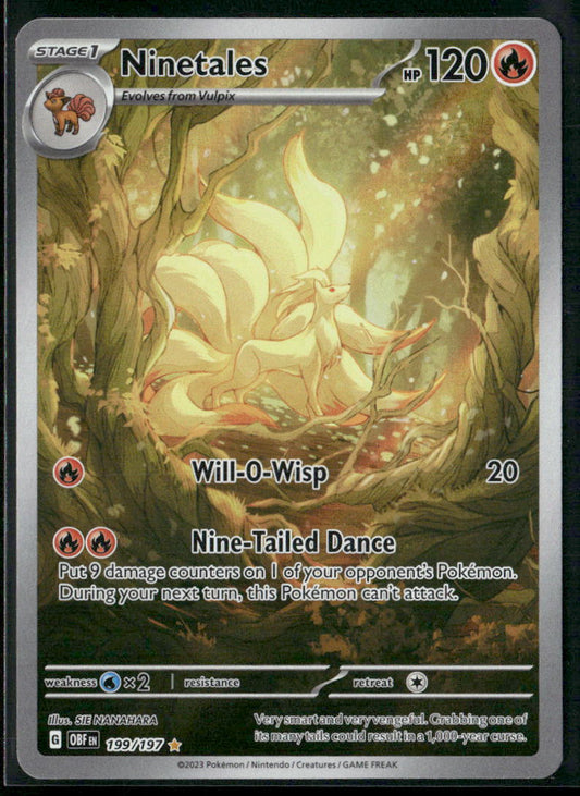 Ninetales -199/197 SV03: Obsidian Flames #199/197