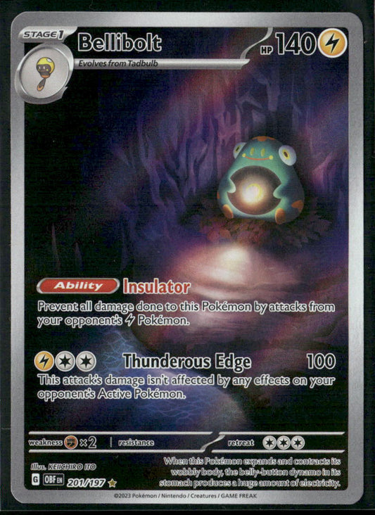 Bellibolt SV03: Obsidian Flames #201/197