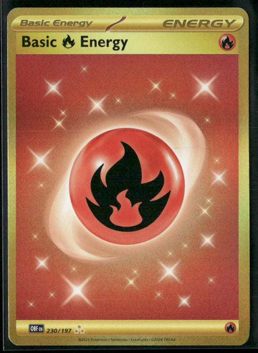 Basic Fire Energy SV03: Obsidian Flames #230/197