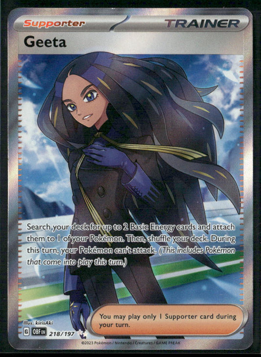 Geeta SV03: Obsidian Flames #218/197