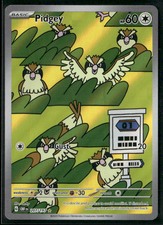 Pidgey SV03: Obsidian Flames #207/197