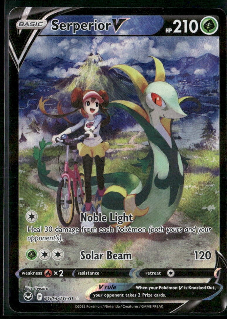 Serperior V SWSH12: Silver Tempest Trainer Gallery #TG13/TG30