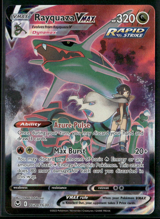Rayquaza VMAX SWSH12: Silver Tempest Trainer Gallery #TG20/TG30