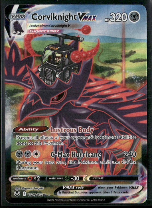 Corviknight VMAX SWSH12: Silver Tempest Trainer Gallery #TG19/TG30