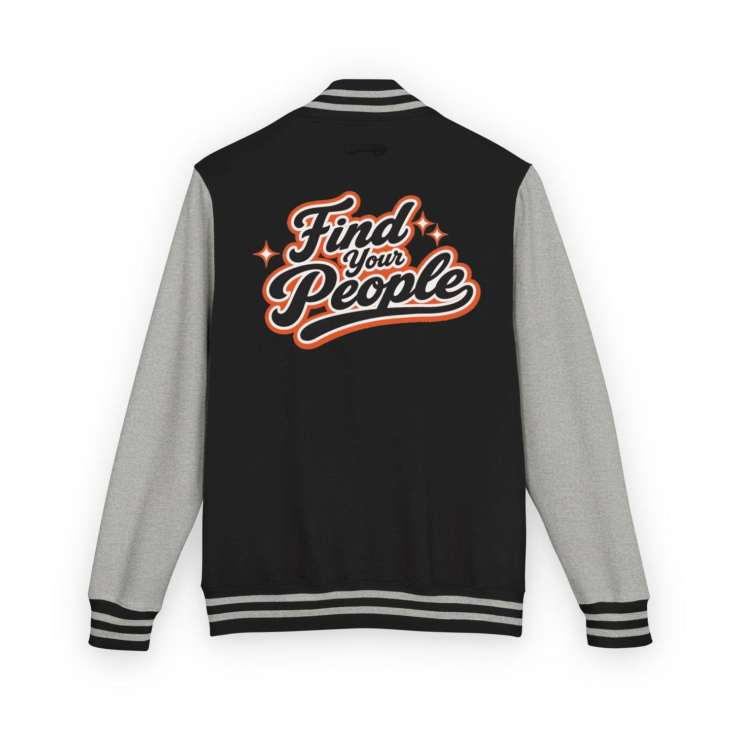 Letterman Jacket — "Find Your People" Retro Varsity Jacket