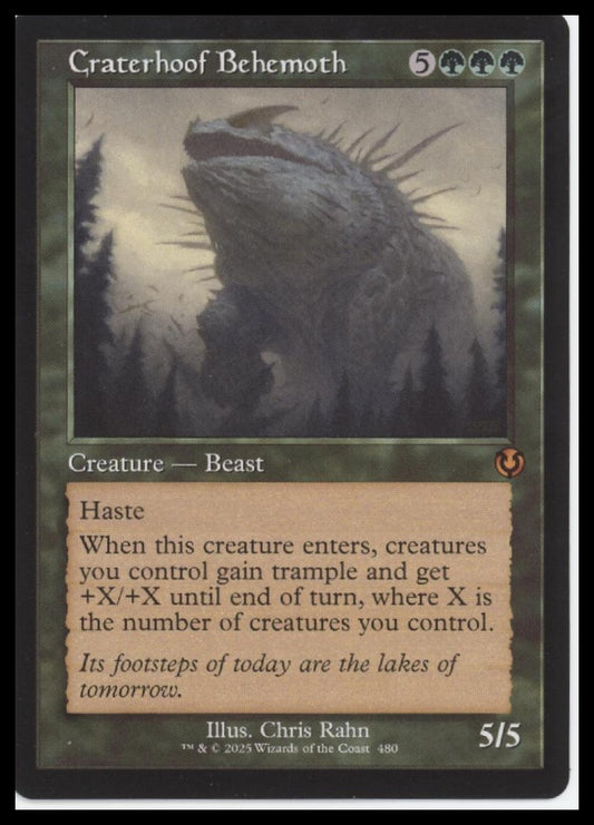 Craterhoof Behemoth (Retro Frame) Innistrad Remastered #480