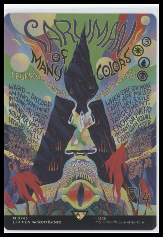 Saruman of Many Colors (Borderless Poster) Tales of Middle-earth #743