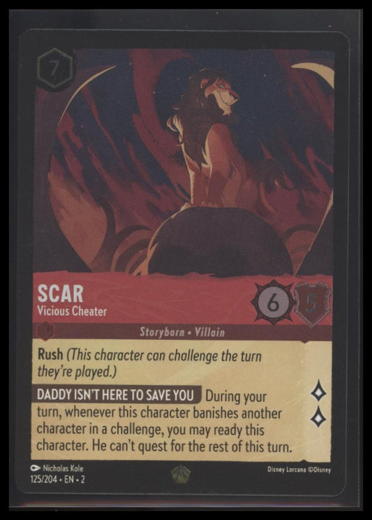 Scar Rise of the Floodborn #125/204 Cold Foil