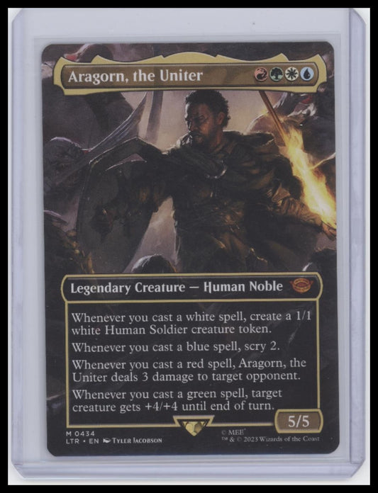 Aragorn, the Uniter (Borderless) The Lord of the Rings: #434