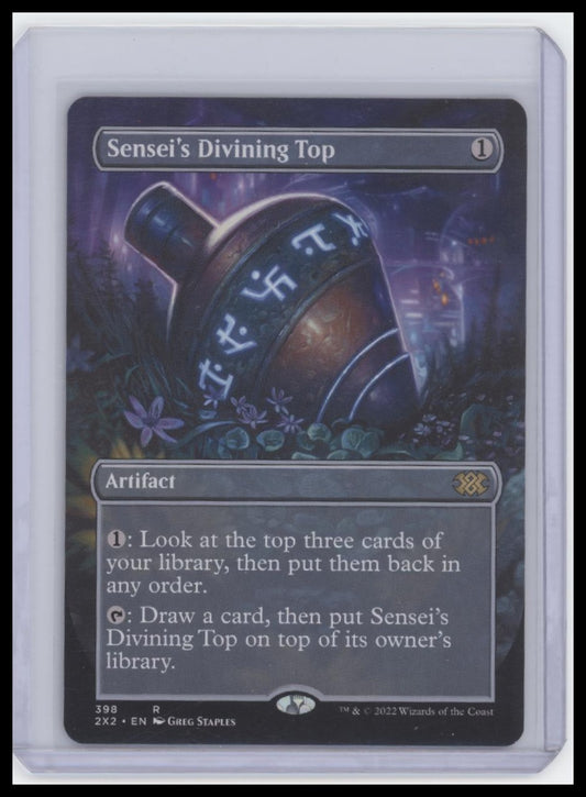Sensei's Divining Top (Borderless) Double Masters 2022 #398