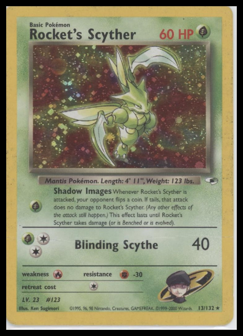 Rocket's Scyther Gym Heroes #013/132