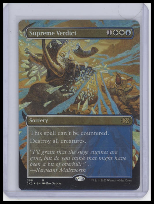 Supreme Verdict (Borderless) Double Masters 2022 #388