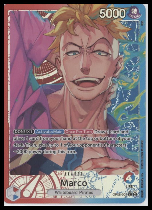 Marco (Parallel) Two Legends #OP08-002 - Front