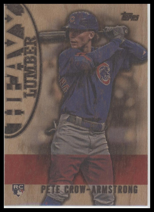 Pete Crow-Armstrong 2024 Topps Update #HL-47 Heavy Lumber - Front