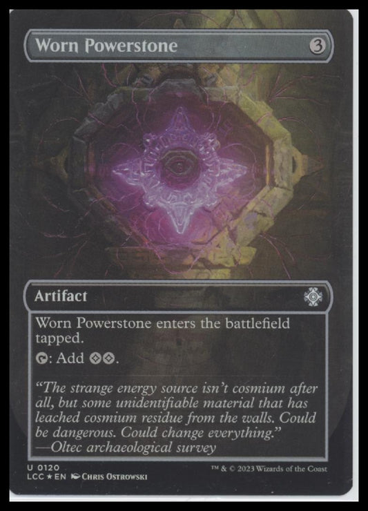 Worn Powerstone (Borderless) Commander: The Lost Caverns of Ixalan #120 Foil - Front
