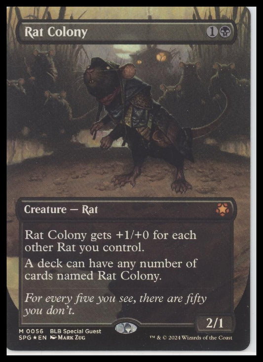 Rat Colony (Borderless) Special Guests #56 Foil - Front