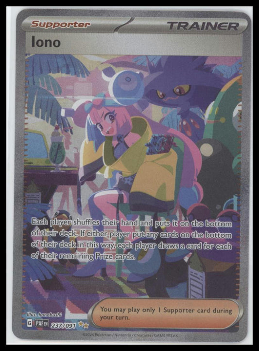 Iono SV: Paldean Fates #237/091 - Front