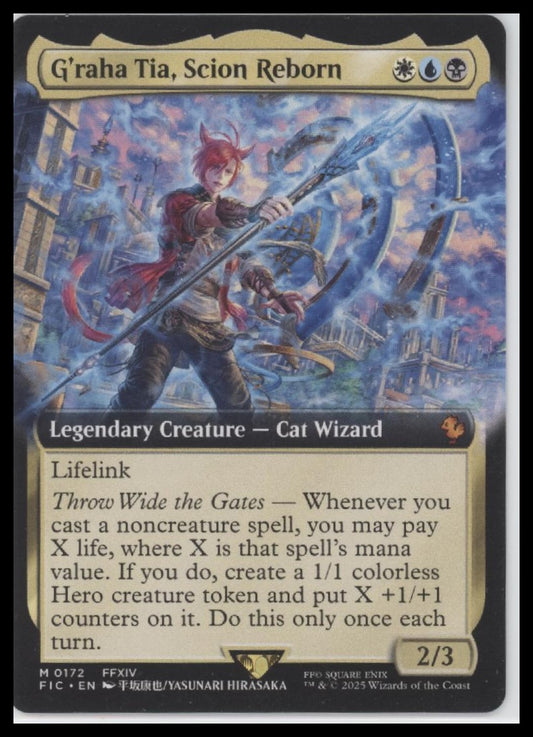 G'raha Tia, Scion Reborn (Extended Art) Commander: FINAL FANTASY #172 - Front