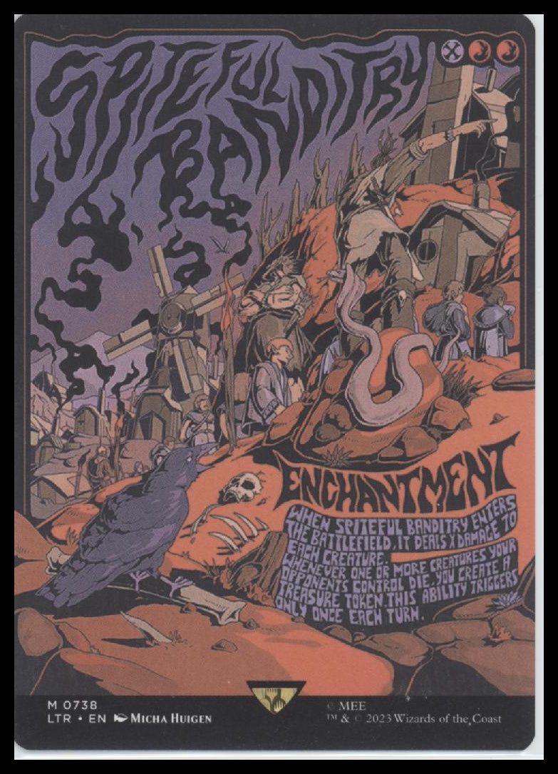 Spiteful Banditry (Borderless Poster) Tales of Middle-earth #738 - Front